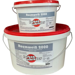 Farben Schröder Raumweiß 2000 - Unsere kostengünstige Eigenmarke