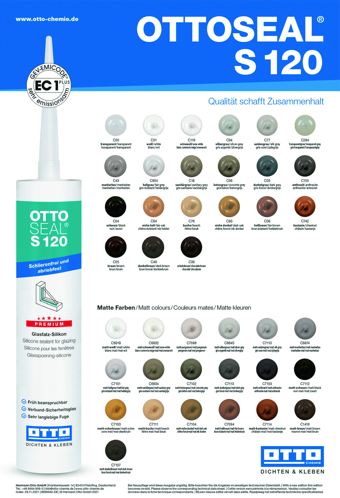 OTTOSEAL S120 Premium-Glasfalz-Silikon – Bild 4