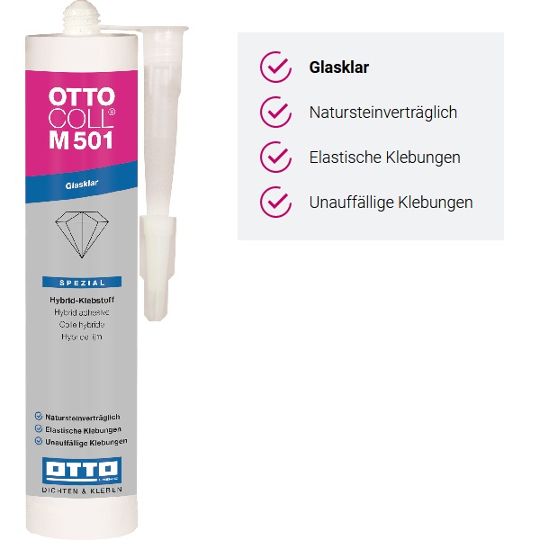 OTTOCOLL M501 - Der glasklare Hybrid-Klebstoff