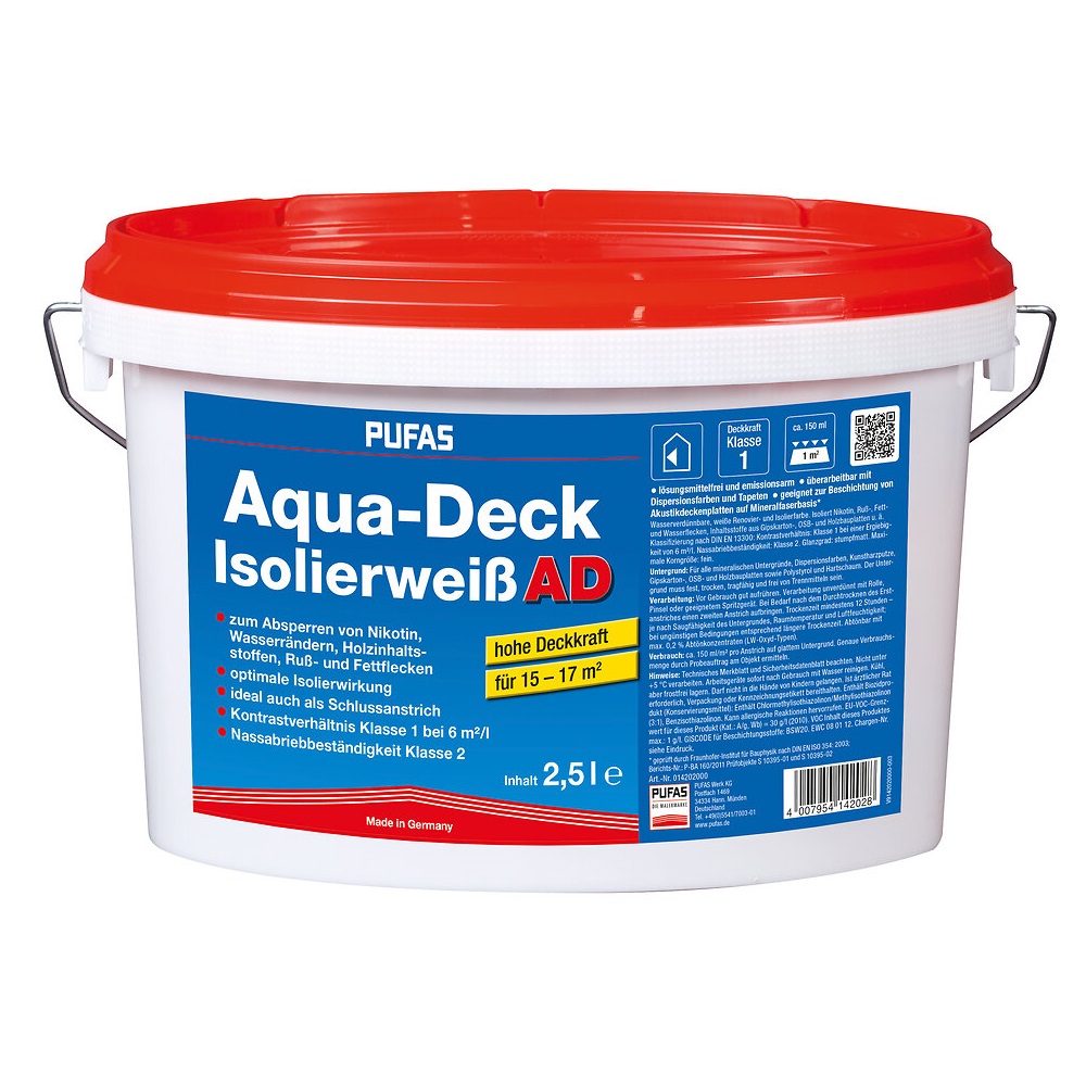 PUFAS Aqua-Deck Isolierweiß AD