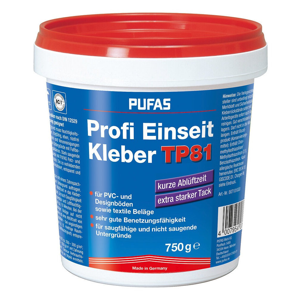 PUFAS Profi-Einseitkleber TP81