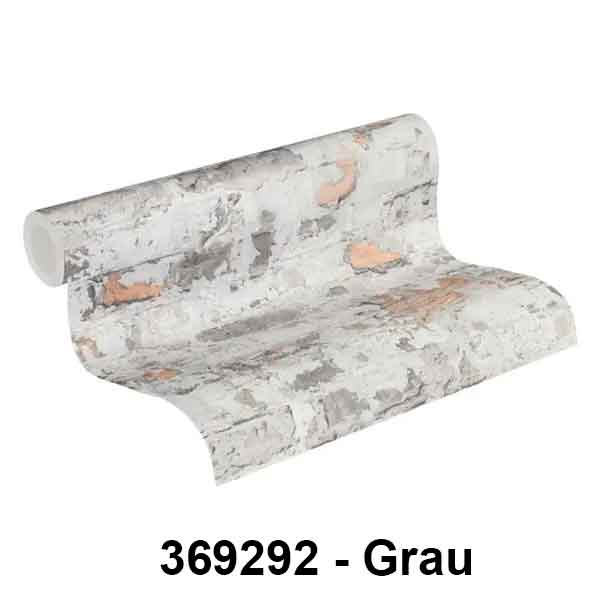 A.S. Création Vliestapete - Mustertapete Backsteinmauer (369292, 369293)