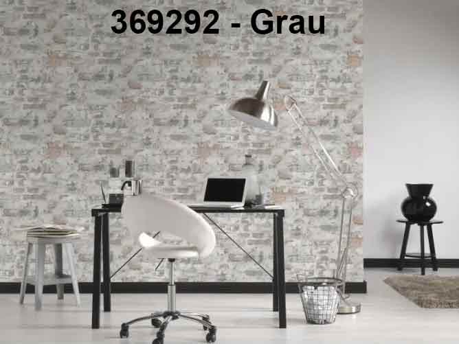 A.S. Création Vliestapete - Mustertapete Backsteinmauer (369292, 369293) – Bild 3