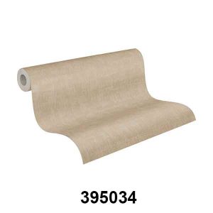A.S. Création Vliestapete - Uni beige, creme (395034) - Restposten (2 Rollen)