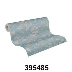 A.S. Création Vliestapete - Florales Motiv blau (395485)