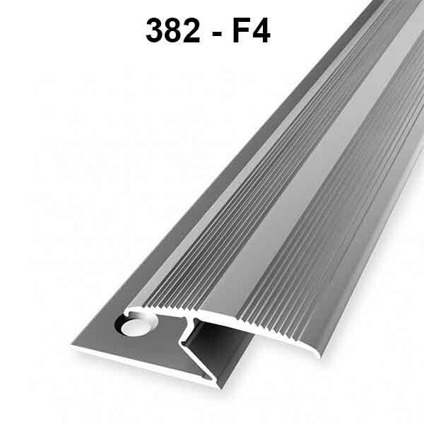 Küberit Einfassprofil 382 - umschlagbar, für Beläge von 3-8,5mm Stärke