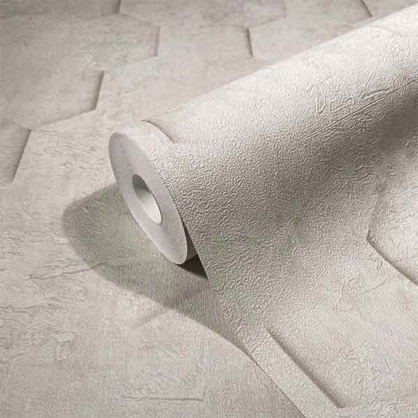 Marburg Vliestapete Geometrisch Beige-Grau (34158)