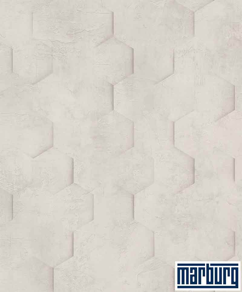 Marburg Vliestapete Geometrisch Beige-Grau (34158) – Bild 3