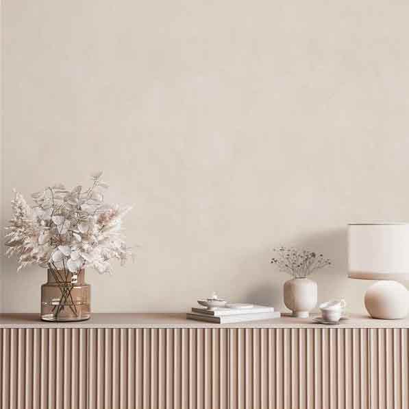 Marburg Vliestapete Uni Beige (82472) – Bild 2