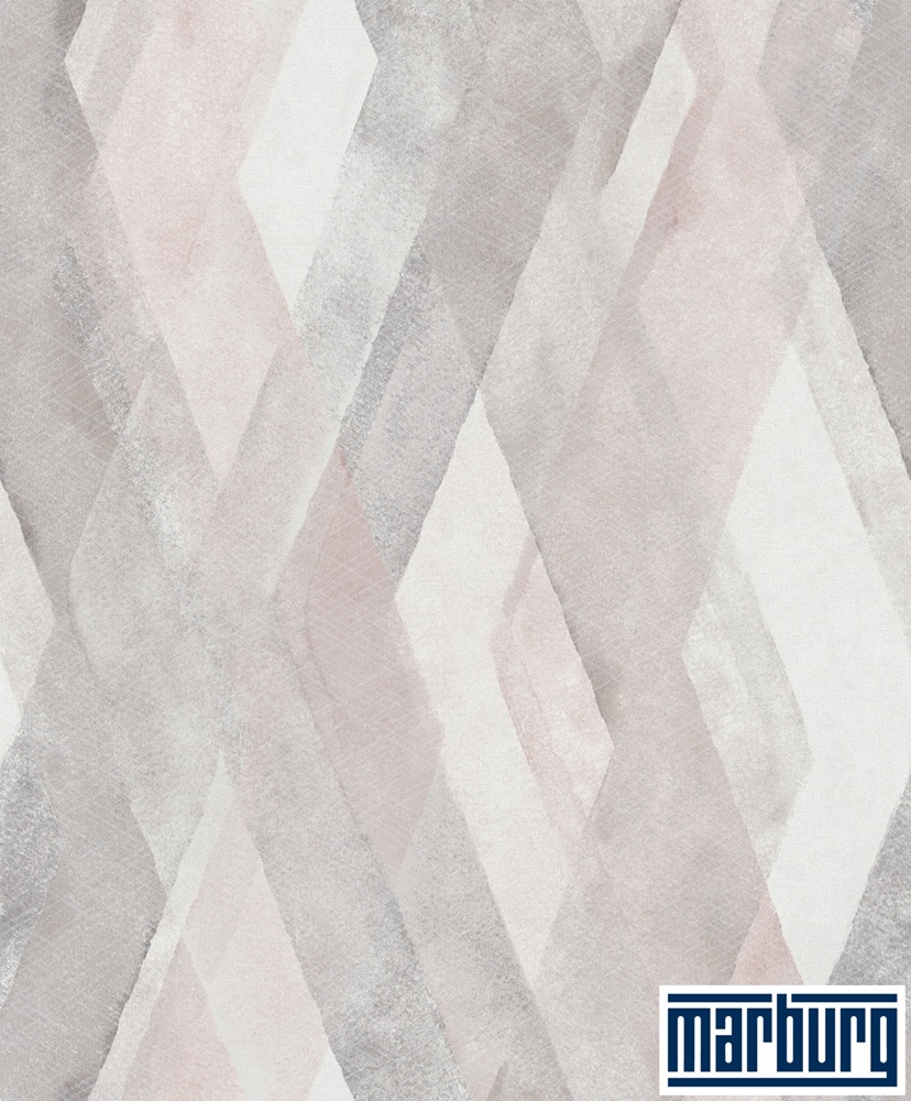 Marburg Vliestapete Geometrisch Silber/Grau/Rosa (32449) – Bild 2