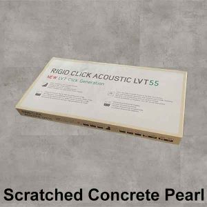 Mercury Scratched Concrete Pearl Rigid Klick-Vinyl